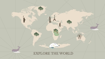 World Map Design Template - Edit Online & Download