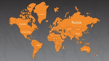 World Map with Countries Template - Edit Online & Download