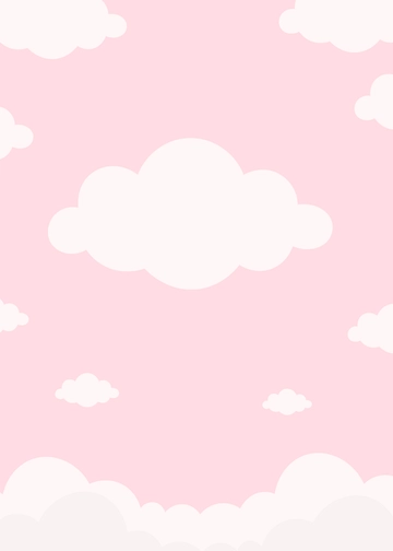 Clouds Background Girl Baby Shower Invitation Template - Edit Online & Download
