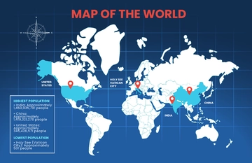World Map Poster Template - Edit Online & Download