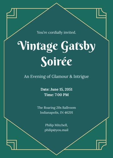 Vintage Surprise Invitation Template - Edit Online & Download Vintage Surprise Invitation Template - Edit Online & Download