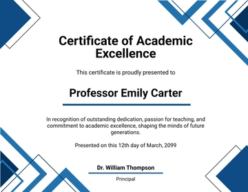 Certificate Templates for Academic Teachers - Download | Template.net