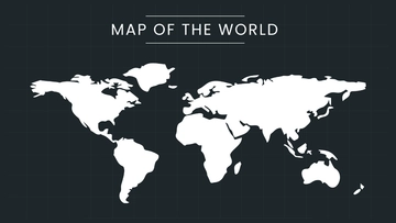 Simple World Map Template - Edit Online & Download