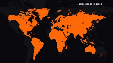 Silhouette World Map Template - Edit Online & Download