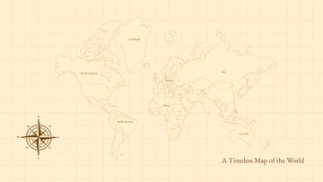 Vintage World Map Template - Edit Online & Download