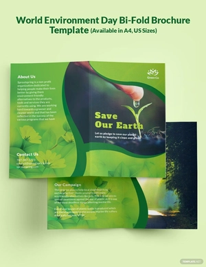 World Environment Day Brochure Template World Environment Day Brochure Template