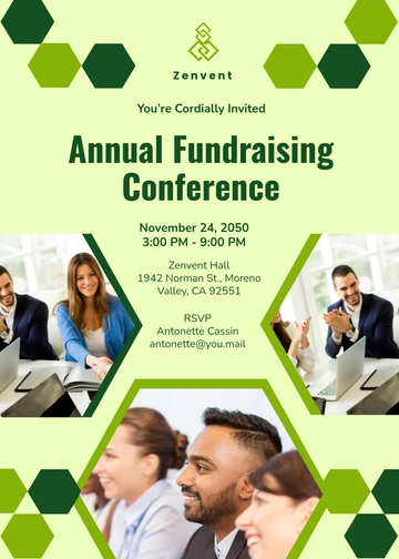 Unique Fundraising Invitation Design Template - Edit Online & Download