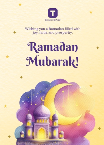 Ramadan Mubarak Template - Edit Online & Download