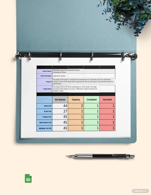 Basic Getting Things Done (GTD) Template