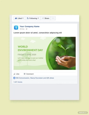 World Environment Day Banner Template