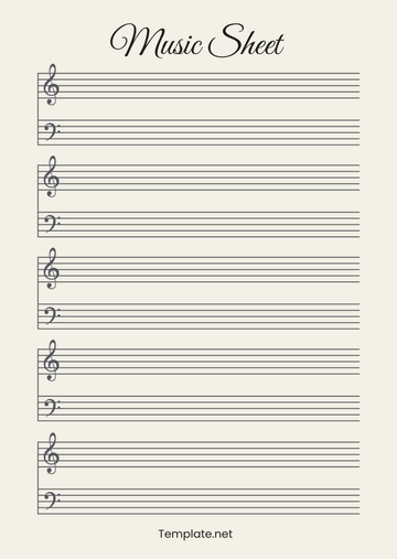Music Sheet Template - Edit Online & Download