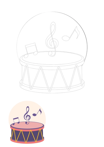 Music Note Coloring Page Template - Edit Online & Download