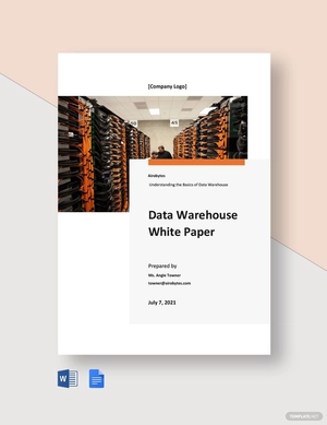 Data Warehouse White Paper Template