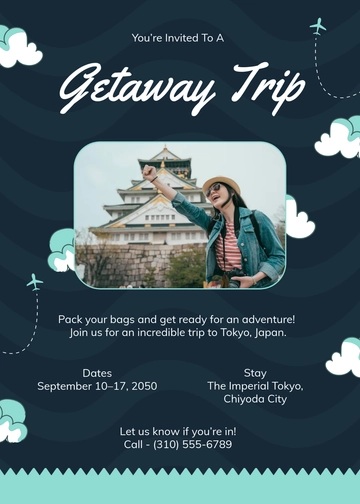 Adventure Travel Invitation Template - Edit Online & Download
