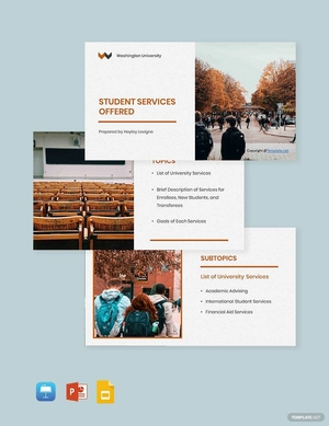 Simple University Presentation Template
