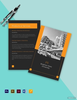 Bi-Fold University College Brochure Template