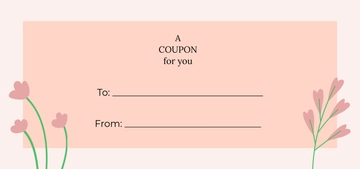 Aesthetic Blank Coupon Template - Edit Online & Download