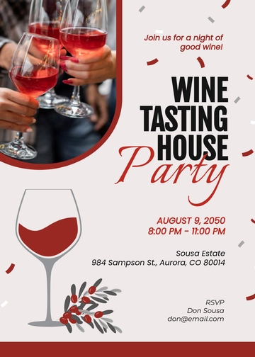 DIY Wine Tasting Gathering Invitation Template - Edit Online & Download DIY Wine Tasting Gathering Invitation Template - Edit Online & Download