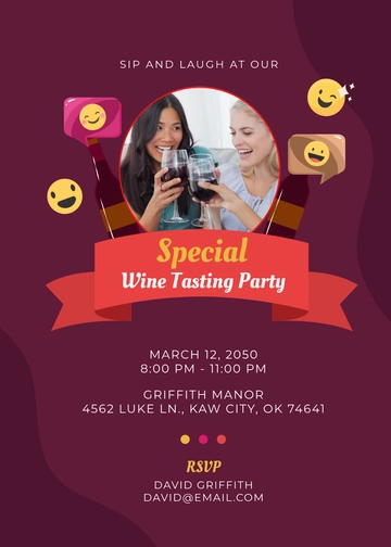 Funny Wine Tasting Invitation Template - Edit Online & Download Funny Wine Tasting Invitation Template - Edit Online & Download