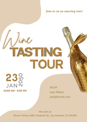 Custom Wine Tasting Tour Invitation Template - Edit Online & Download Custom Wine Tasting Tour Invitation Template - Edit Online & Download