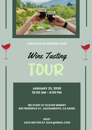 Wine Tasting Soirée Invitation Template - Edit Online & Download Wine Tasting Soirée Invitation Template - Edit Online & Download