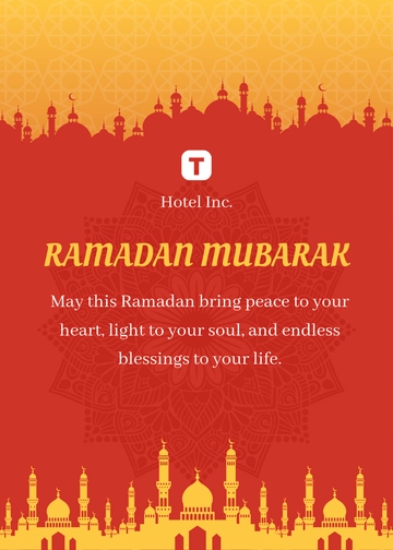 Ramadan Wishes Poster Template - Edit Online & Download