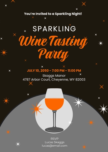 Sparkling Wine Tasting Invitation Template - Edit Online & Download Sparkling Wine Tasting Invitation Template - Edit Online & Download