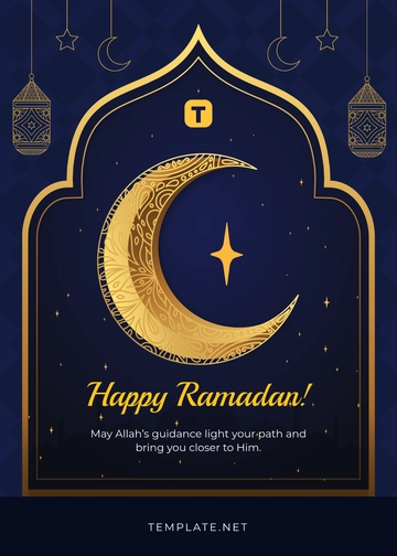 Happy Ramadan Wishes Template - Edit Online & Download