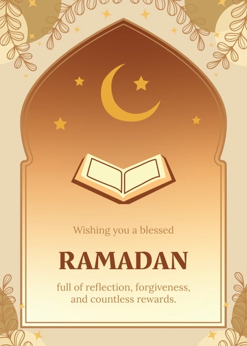 Aesthetic Ramadan Wishes Template - Edit Online & Download