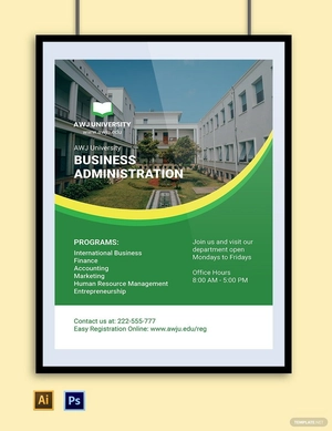 University Promotion Poster Template