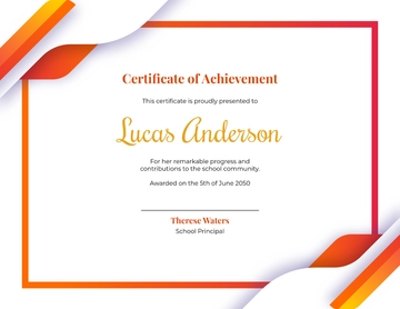 Achievement Award Certificate Template - Edit Online & Download