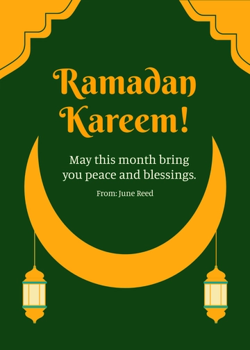 Blank Ramadan Wishes Template - Edit Online & Download