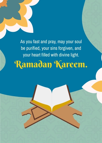 Holy Ramadan Wishes Template - Edit Online & Download