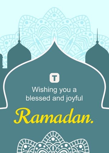 Short Ramadan Wishes Template - Edit Online & Download
