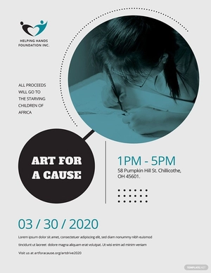 Fund Raising Event Poster Template
