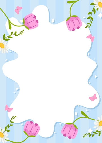 Floral Background Summer Party Invitation Template - Edit Online & Download
