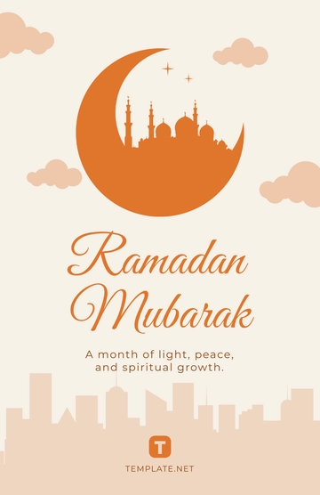 Editable Graphic Ramadan Poster Template - Edit Online & Download