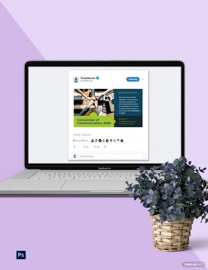 University Twitter Post Template