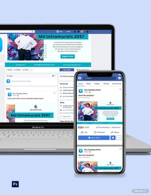 University Facebook Event Cover Template