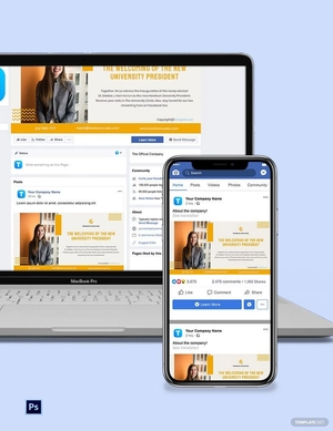 Modern University Facebook Post Template