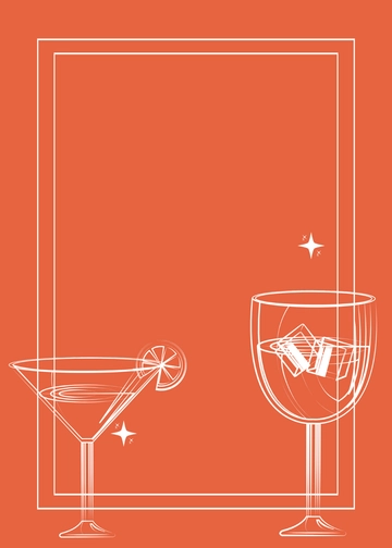 Vintage Style Background Cocktail Invitation Template - Edit Online & Download