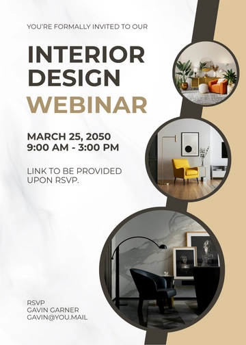 Creative Webinar Seminar Invitation Template - Edit Online & Download