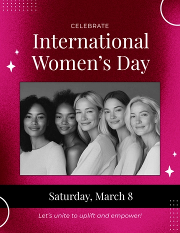 Luxury Women's Day Flyer Design Template - Edit Online & Download