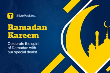 Professional Ramadan Marketing Banner Template - Edit Online & Download