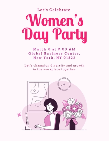 Corporate Women’s Day Flyer Template - Edit Online & Download