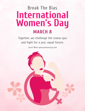 Feminist Women's Day Flyer Template - Edit Online & Download