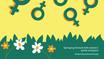 Spring Women's Day Background Template - Edit Online & Download Spring Women's Day Background Template - Edit Online & Download
