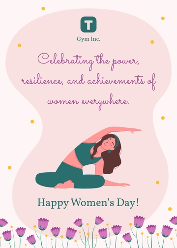 Happy Women's Day Template - Edit Online & Download