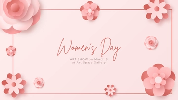 Cute Women's Day Background Template - Edit Online & Download Cute Women's Day Background Template - Edit Online & Download