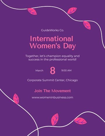 Women’s Day Flyer for Business Template - Edit Online & Download